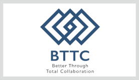 BTTC logo - blue text on white background